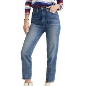 NWT Madewell Mom Jean Petite 30